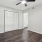 Bedroom with Plank Flooring
